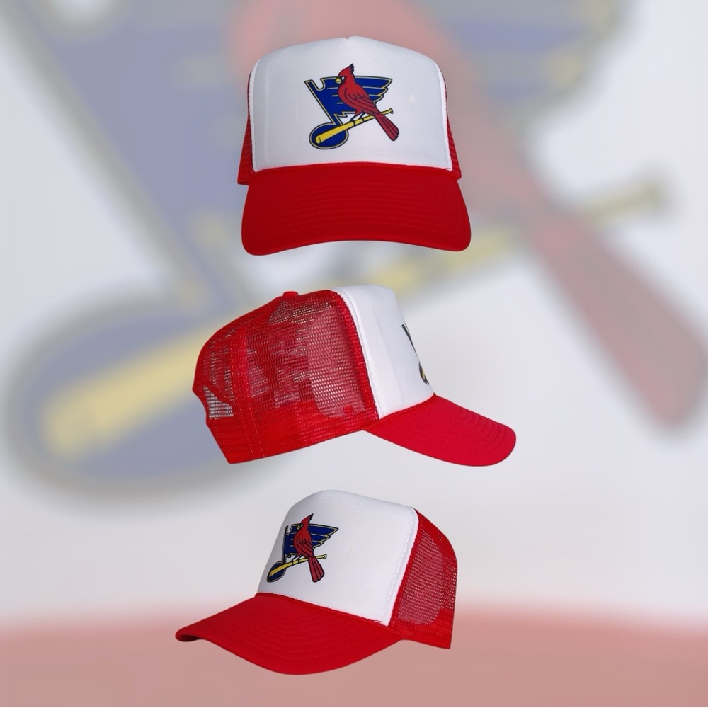 St. Louis blues x cardinals Trucker Hat